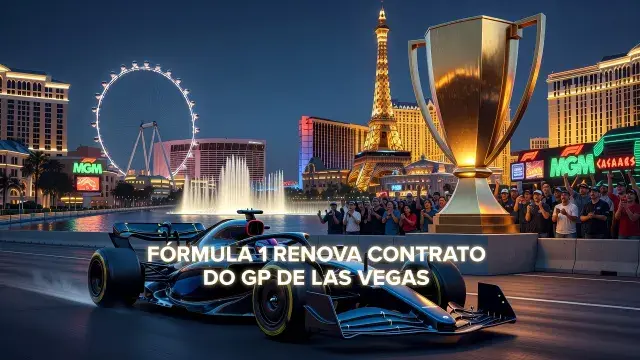 Fórmula 1 estende contrato do GP de Las Vegas até 2037